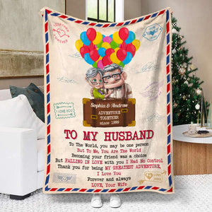 Adventure Together, Couple Gift, Personalized Blanket, Old Couple Blanket, Anniversary Gift 02DNDT101122 - Blanket - GoDuckee