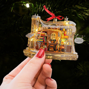Sewing Machine Cozy House Plaque, Personalized Gifts For Sewing Lovers 02qhti040925 - Ornament - GoDuckee