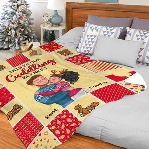 This Is Our Cuddling, Personalized Blanket, Gifts For Him Gifts For Her - Blanket - GoDuckee