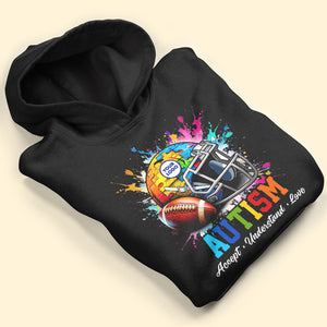 Personalized Gifts For Autism Football Shirt 04huti200225 - Shirts - GoDuckee