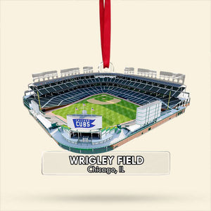 Personalized Gift For Baseball Lovers, Baseball Stadium Field Ornament 02QHTI161024 - Ornament - GoDuckee