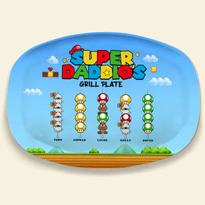 Super Family's Grill Plate 08DNTI080623 Personalized Resin Plate - Resin Plate - GoDuckee