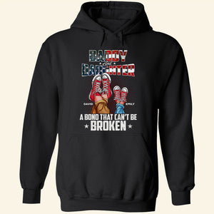 A Bond That Can Never Be Broken, Personalized Shirt, Dad And Kid Star & Stripes Shirt, Gift For Dad - GRER2005 - Shirts - GoDuckee