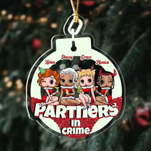 Partners In Crime 01ACDT061023HH Personalized Ornament, Gifts For Bestie - Ornament - GoDuckee