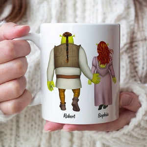 True Love Is Getting Fat Together - Personalized Couple Mug 01HTTI130623HH - Coffee Mug - GoDuckee