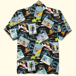 Custom Surfing Photo Hawaiian Shirt, Summer Gift For Surfing Lovers - Hawaiian Shirts - GoDuckee