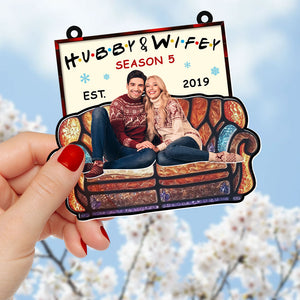 Custom Photo Gifts For Couple Christmas Ornament 02nati100924 - Ornament - GoDuckee