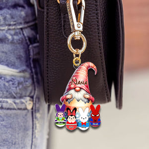 Personalized Gifts For Grandma Keychain Easter's Day 02nati080225 - Keychains - GoDuckee
