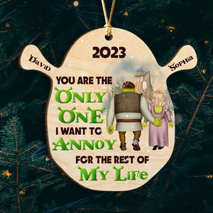 You Are The Only One 02ACDT181023HH Personalized Wood Ornament, Gifts For Couple - Ornament - GoDuckee