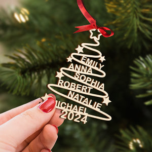 Personalized Gifts For Family Christmas Ornament 04nati230924 - Ornament - GoDuckee