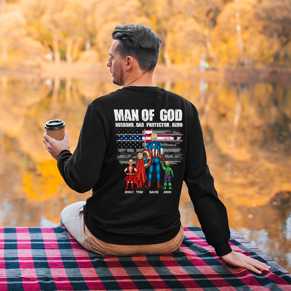 Dad Of God 01QHDT220423TM Personalized Tshirt, Hoodie, Sweatshirt - Shirts - GoDuckee