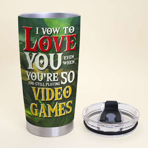 I Vow To Love You, Personalized Tumbler 05OHDT120723HH Gifts For Couple - Tumbler Cup - GoDuckee