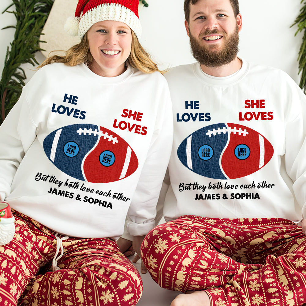 Goduckee But They Both Love Each Other, Couple Gift, Personalized Shirt, Football Couple Shirt