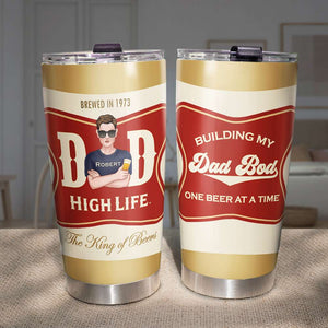 Dad The King Of Beers, Personalized Tumbler - 20oz TZ-TCTT-05dnli050523TM - Tumbler Cup - GoDuckee