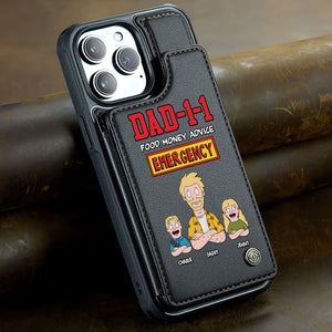 Dad 0Leather Flip Wallet Phone Case - Personalized Gifts For Dad 06toti220325hg - Phone Case - GoDuckee