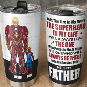 He Is My Father, Gift For Father's Day, 03ACDT160523TM Personalized Family Tumbler - Tumbler Cup - GoDuckee