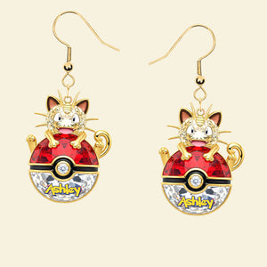 Pocket Monster Earrings - Personalized Gifts For Movie & Game Lovers 02qhti110725 - Earrings - GoDuckee