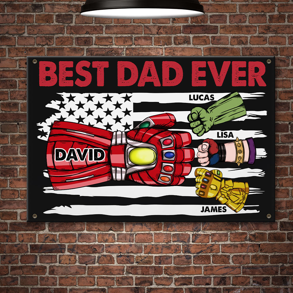 Father's Day PW-PMTS-03HUTI190523HA Personalized Metal Wall Art - Metal Wall Art - GoDuckee