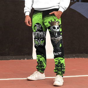 Personalized Gifts For Couple Sweatpants, Nightmare King Queen 01tgti291124 - Shorts and Pants - GoDuckee