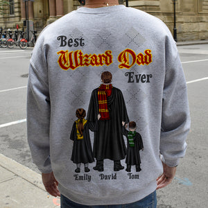 Best Wizard Dad Mom Ever 05HUDT060523TM Magic Personalized Shirt Sweatshirt Hoodie - Shirts - GoDuckee