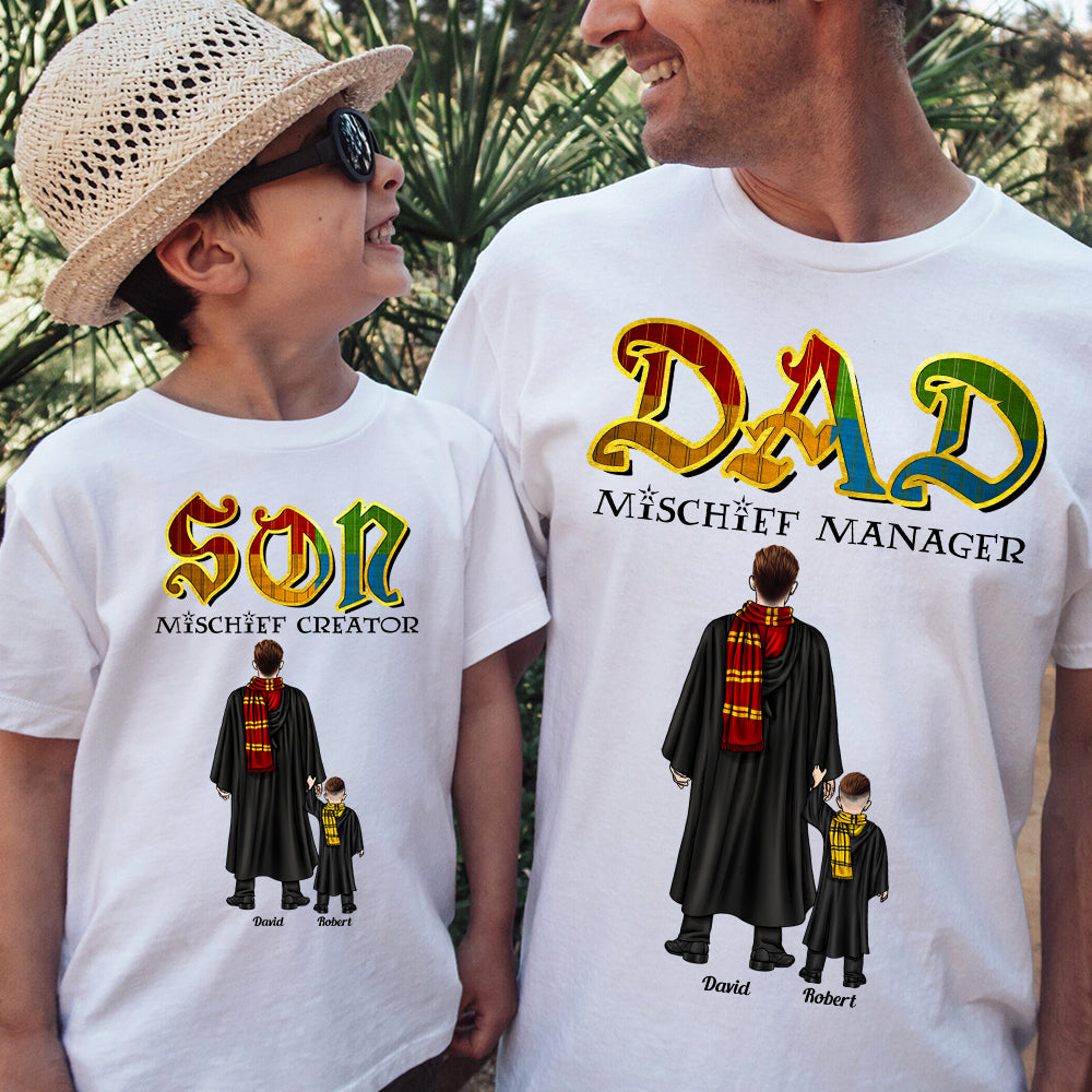 Magic Family Dad Mom And Kids 05HUDT140523TM Personalized Magic Shirt - Shirts - GoDuckee