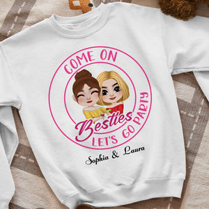 Come On Bestie, Gift For Best Friend, Personalized Shirt, Bestie Hugging Shirt 03NATI110723HH - Shirts - GoDuckee