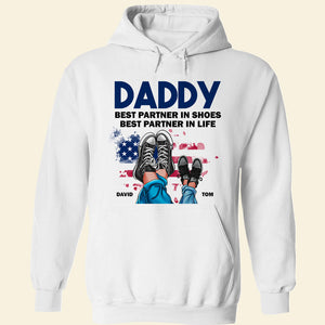 Family Daddy Shoes 01HTDT240423 Personalized T-shirt, Hoodie, Sweatshirt - Shirts - GoDuckee