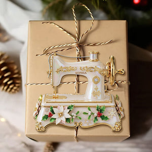 Sewing Machine Ornament - Personalized Gifts For Sewing Lovers 04pgti091025 - Ornament - GoDuckee