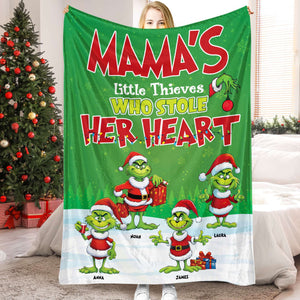 Personalized Gifts For Mom Christmas Blanket 02ACTI230924 - Blanket - GoDuckee