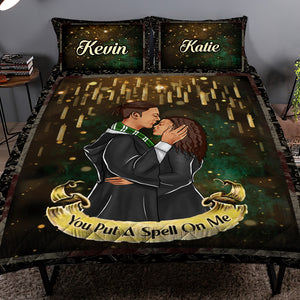 You Put A Spell One Me, Personalized Quilt Bed Set, Gifts For Him - Gifts For Her 04HUDT140823HH - Blanket - GoDuckee