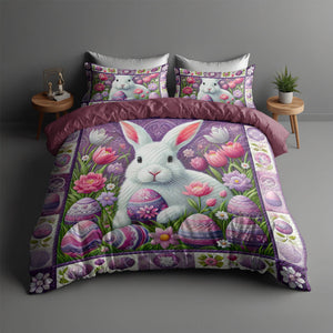 Personalized Gifts For Rabbit Quilt Bed Set Easter Day 03xqti150125 - Blanket - GoDuckee