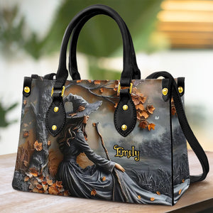 Personalized Gifts For Witch Leather Bag 07NATI160824 - Leather Bag - GoDuckee