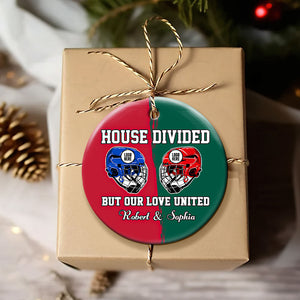 Personalized Gifts For Ice Hockey Lovers Couple Christmas Ornament 08huti141024 - Ornament - GoDuckee