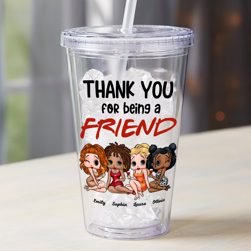 Custom Logo Acrylic Tumbler with Straw No Minimum