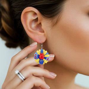 Cartoon Flower Earrings - Personalized Gifts For Movie Lovers 04ohti130625 - Earrings - GoDuckee