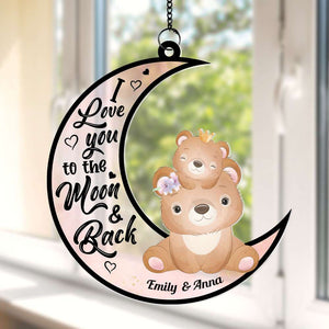 Personalized Gifts For Grandma Suncatcher Ornament 01NATI040724 - Ornament - GoDuckee