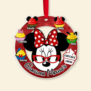 Family Cup Cake Crew, Personalized Ornament, Gifts For Family 05HUDT261023 - Ornament - GoDuckee