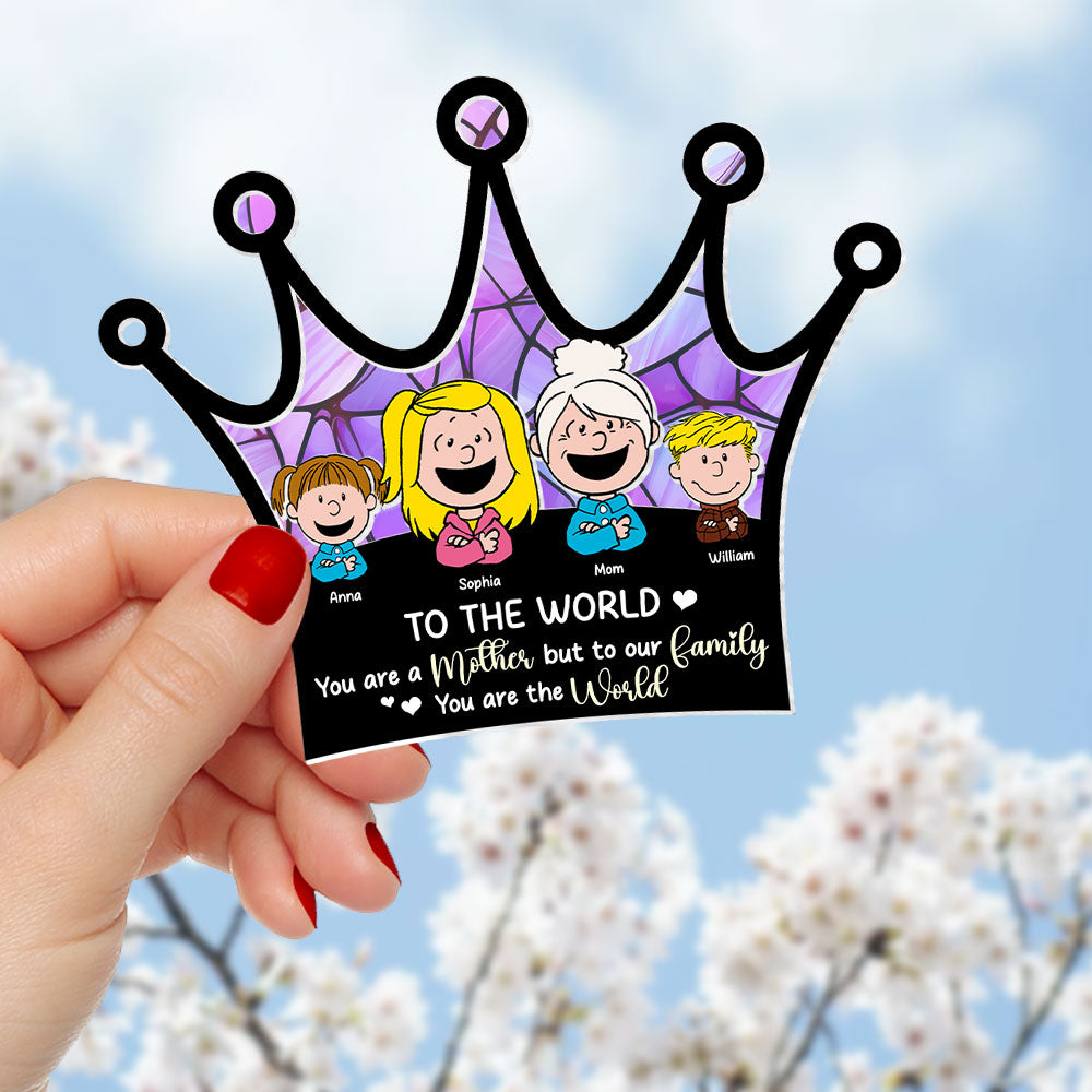 Personalized Gifts For Mom Suncatcher Ornament 02xqti251224 - Ornament - GoDuckee