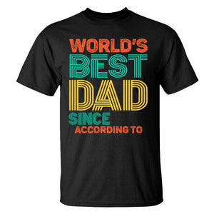 World's Best Dad, Dad Grandpa Gift TT Personalized T-shirt Hoodie Sweatshirt - Shirts - GoDuckee