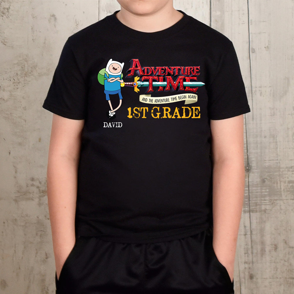 And The Adventure Time Begin Again Personalized Shirt, Gift For Back To School Season-2OHDT270623 - Shirts - GoDuckee
