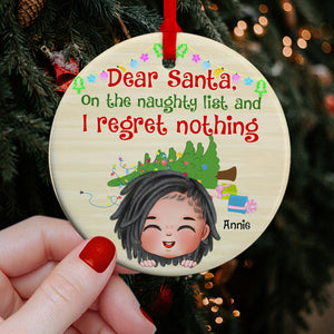 We Regret Nothing, Personalized Ornament, Gifts For Grandkid - Ornament - GoDuckee