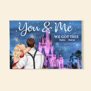 You And Me, Personalized Sweet Couple Canvas Poster 01QHDT040323TM - Poster & Canvas - GoDuckee