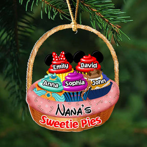 Family Sweetie Pies, Personalized Ornament, Gifts For Family - Ornament - GoDuckee