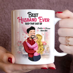 Husband Best Husband Ever 02qhti301123hh Personalized Coffee Mug - Coffee Mug - GoDuckee