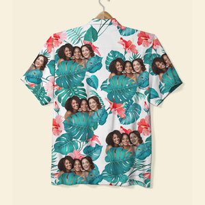 Sister Forever Gift 04ACDT060623 Personalized Photo Hawaiian Shirt - Hawaiian Shirts - GoDuckee
