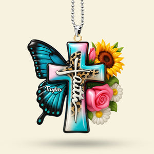 God Jesus Car Ornament - Personalized Gifts For Christians 04huti261125 - Ornament - GoDuckee