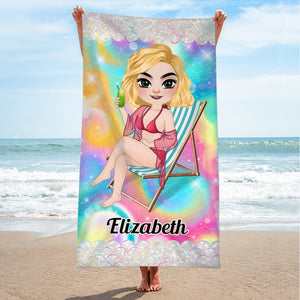 Beach Towel Collection Summer Gift For Couple, Friends & Family 01ACDT210423HH - Beach Towel - GoDuckee