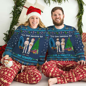 Personalized Gifts For Couple Christmas Ugly Sweater 02QHTI080824HG - Ugly Christmas Sweater - GoDuckee