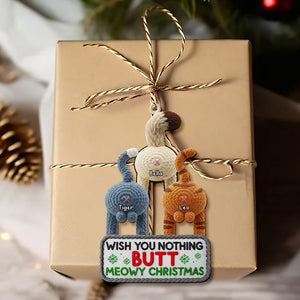 Funny Cat Ornament - Personalized Gifts For Cat Lovers 04nati061025 - Ornament - GoDuckee