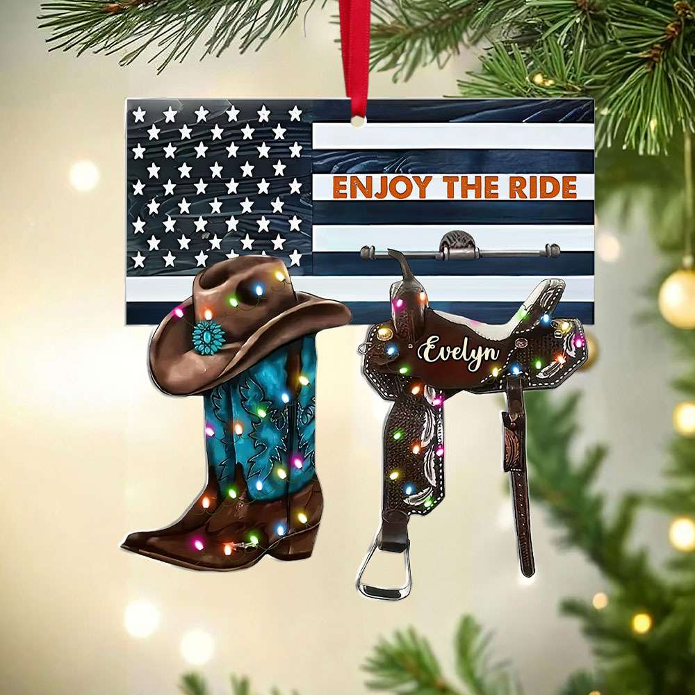 Personalized Gifts For Horse Lovers Christmas Ornament 01OHTI211124 - Ornament - GoDuckee